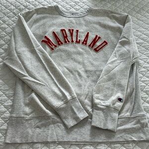 University of Maryland Champion sweatshirt
